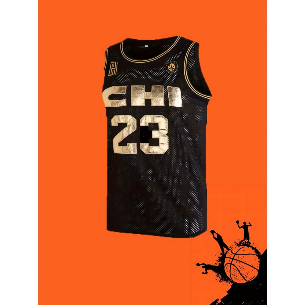 Men'S Basketball Jersey, For Leisure, Running, Training, Basketball, Daily Wear, Outdoor Sports