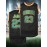 Men's Breathable Black Basketball Suit #23, Round Neck, Embroidered Polyester Knit, Sizes S-3XL