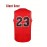 Men'S # 23 Red Basketball Shirt Breathable Polyester Fiber Sports Shirt Detail Design Loose Fit Suitable For Spring, Summer, And Autumn Sizes S-3XL