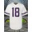 Men's American Football Jersey | V-Neck Polyester Top | Purple Number 18 | Multi-Size S-XXXL | Machine Washable & Dry Clean Safe | Ideal for Sports, Casual & Outdoor Activities | Breathable & Comfortable | Perfect for Training, Running, Hiking & Parties