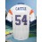 Men'S American Football Top # 54 White Sports Shirt Suitable For Street Training, Competitions, Spring/Summer/Autumn Wear S-XXXL