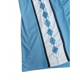 Classic Embroidered Basketball Clothes For Children, Blue And White, Retro Classic Remake, Revisiting The Glory Years, Sportswear For 3-12 Years Old